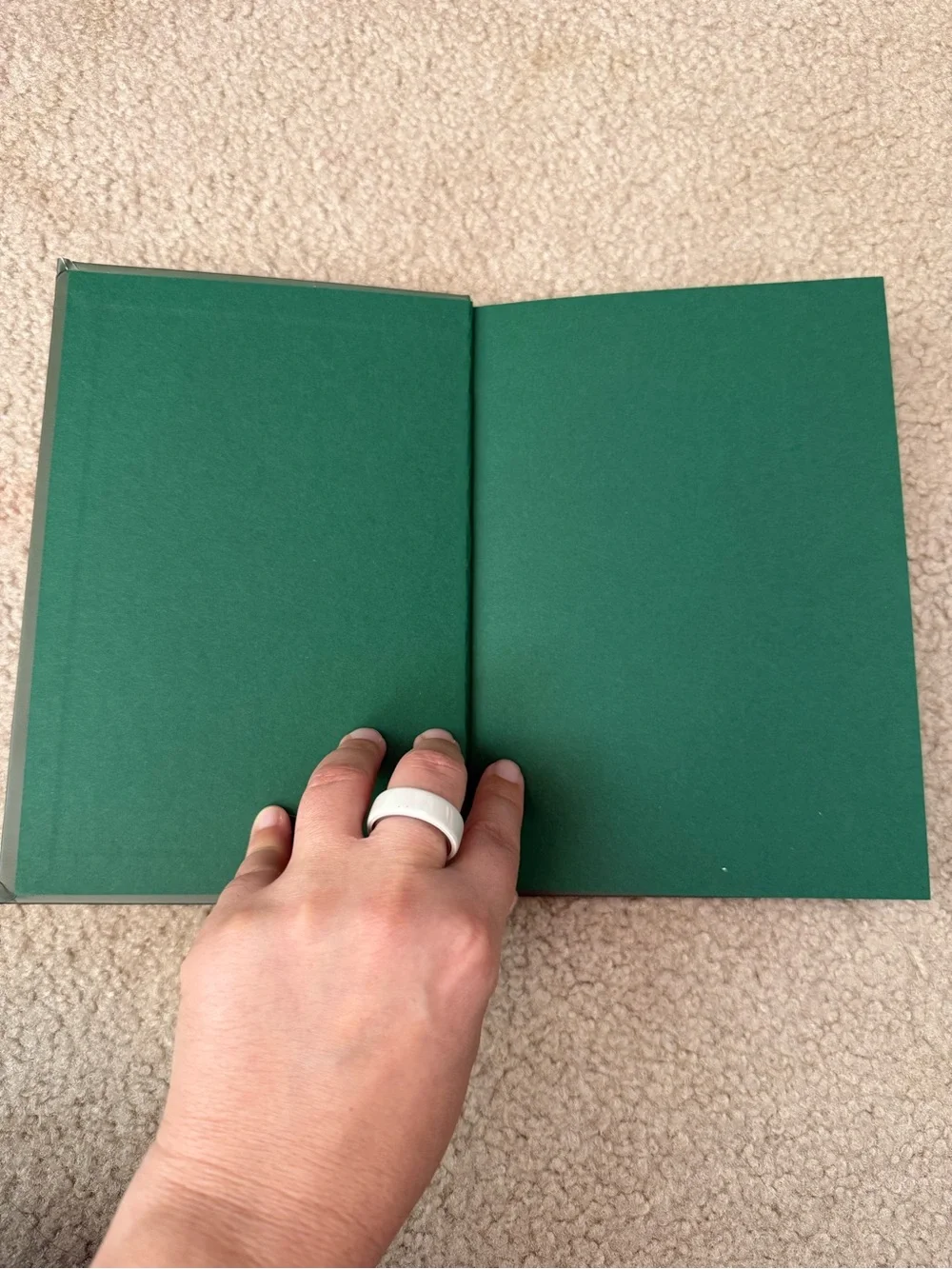 Dark Green Recipe Book - Hardcover Kitchen Planner
